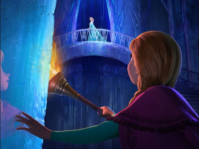 Anna Holding Torch