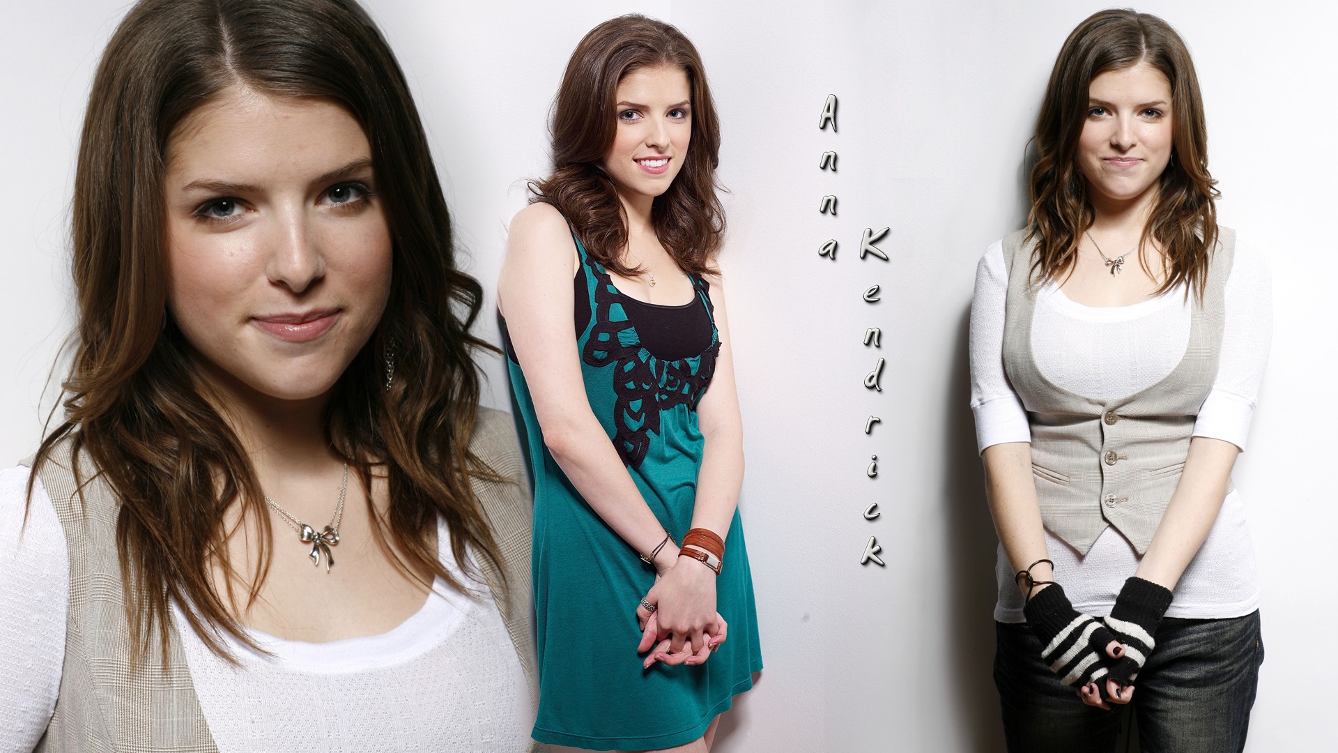 Anna Kendrick portrait collage