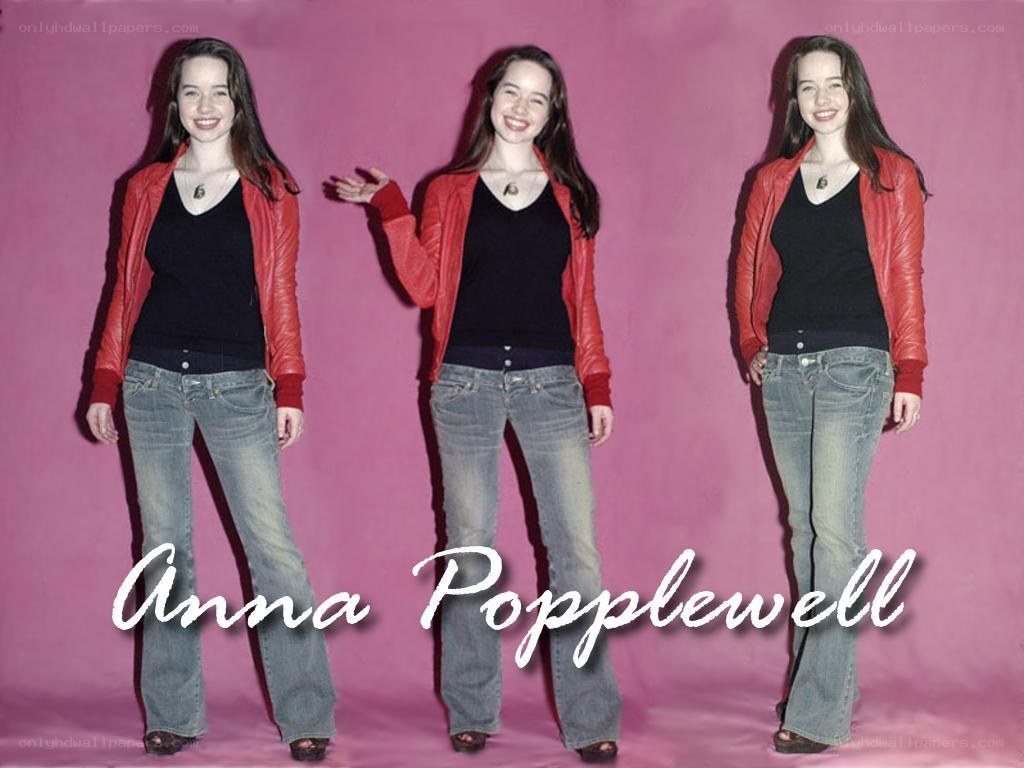 Anna Popplewell in red jacket