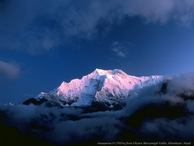 Annapurna II mountain peak