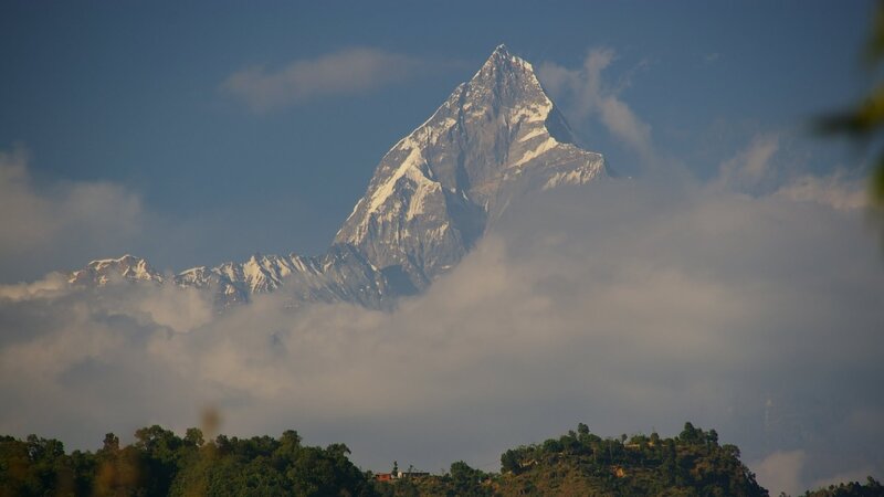 Annapurna South Peak — Blue
