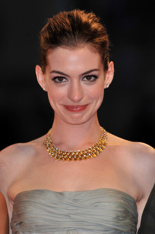 Anne Hathaway at a red carpet event