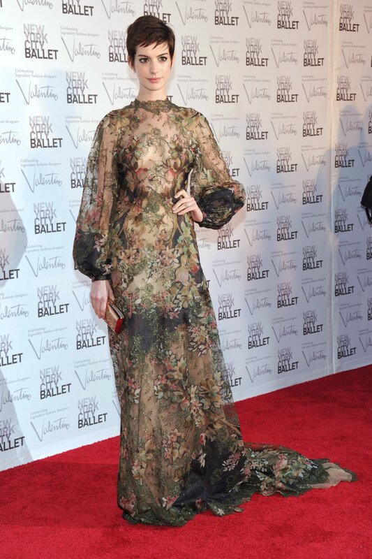 Anne Hathaway at New York City Ballet event
