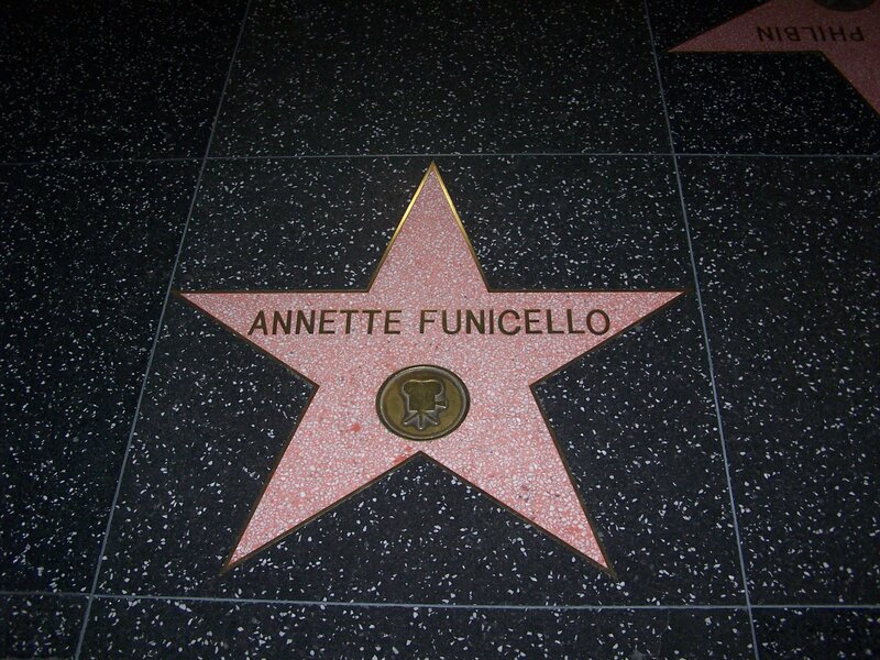 Annette Funicello star on Hollywood Walk of Fame
