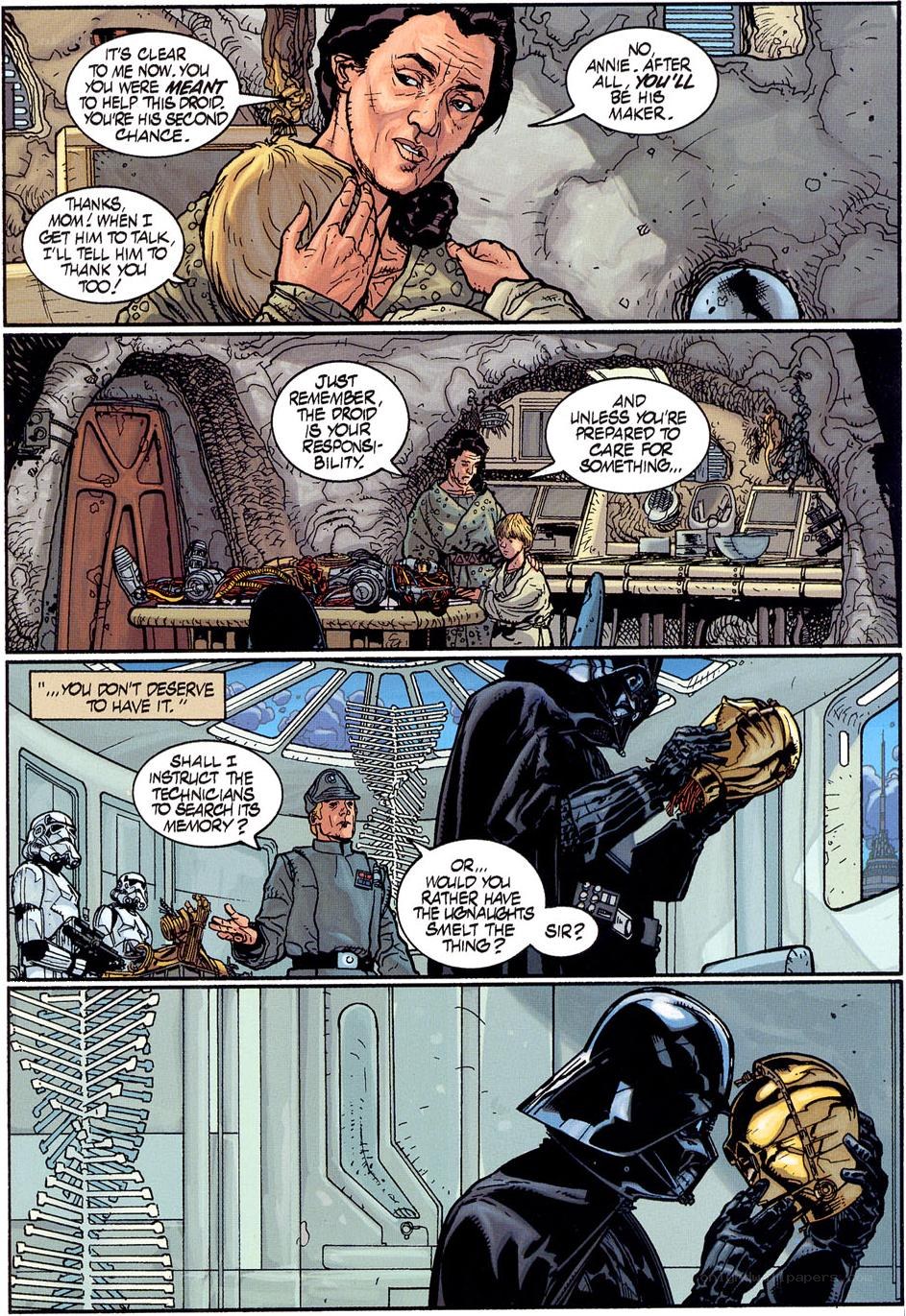 Annie and the droid