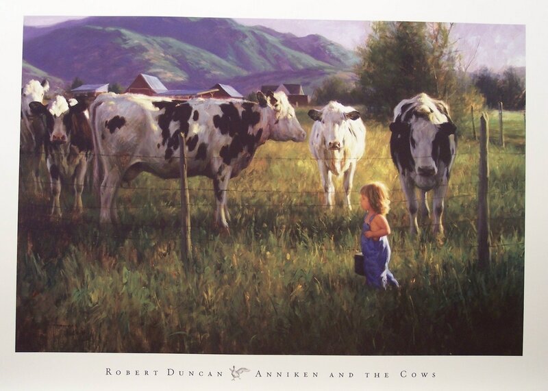 Anniken and the Cows