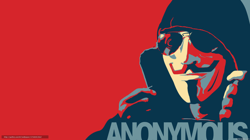 Anonymous activist poster