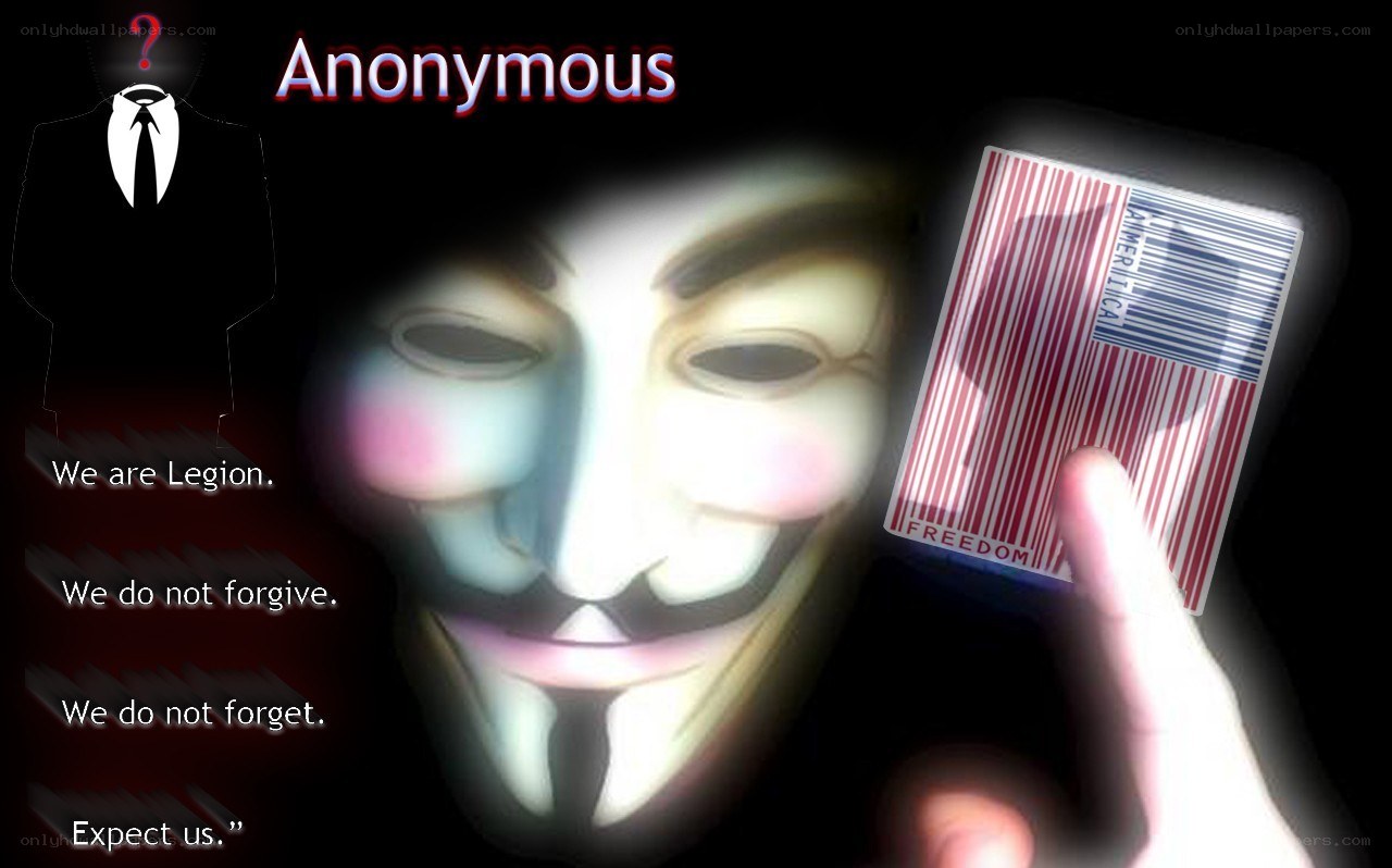 Anonymous and Guy Fawkes mask
