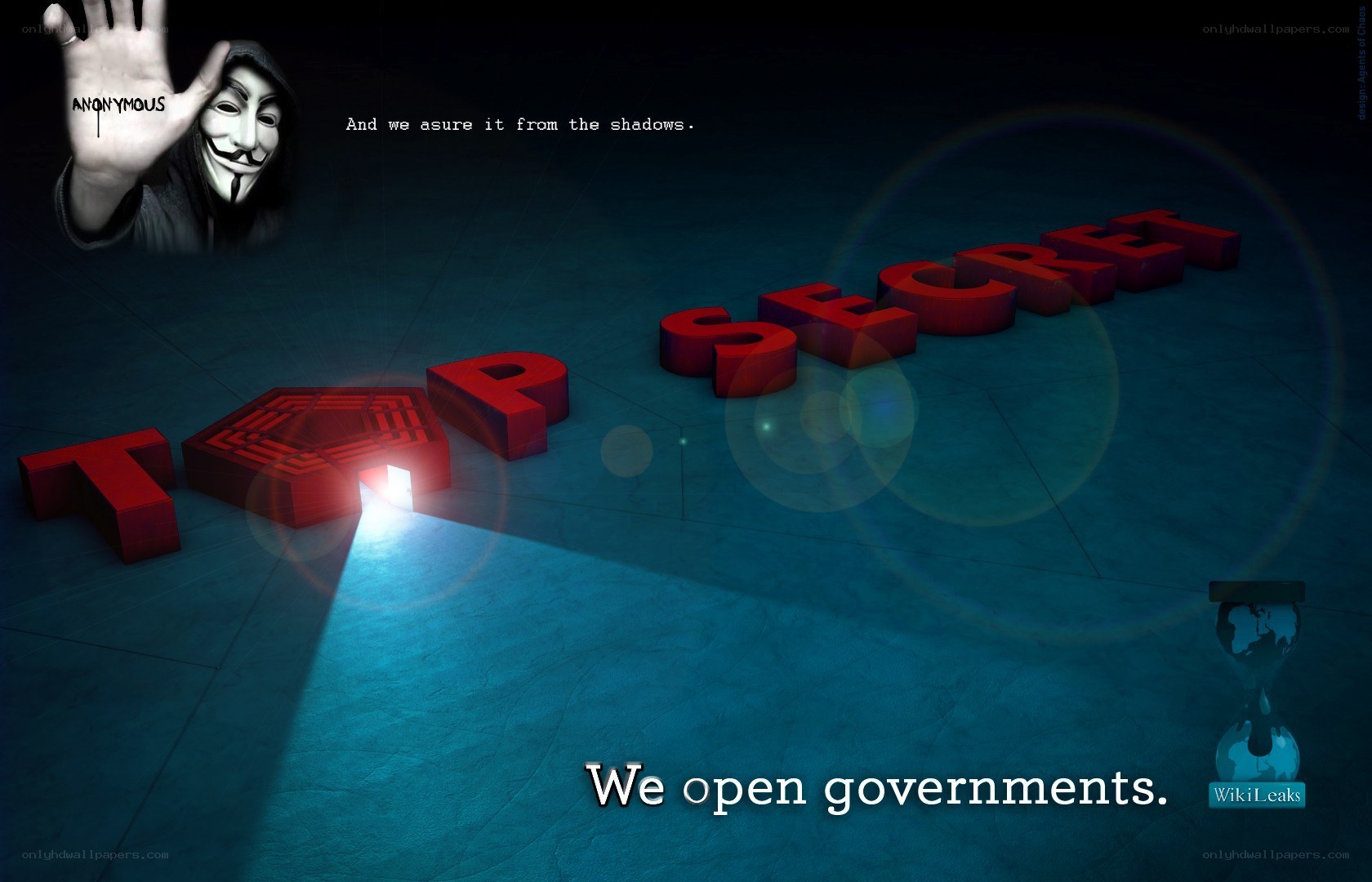 Anonymous and WikiLeaks message