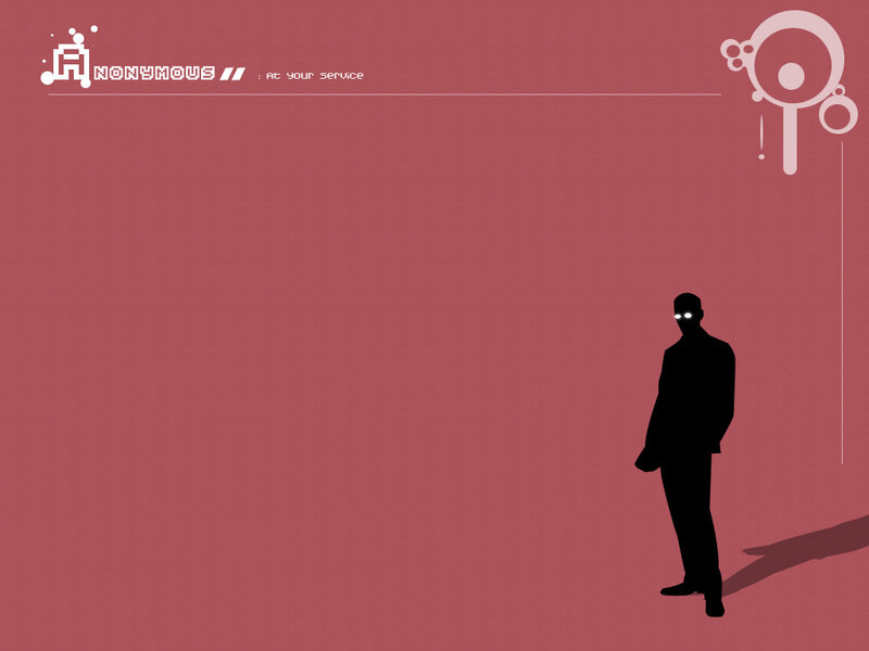 Anonymous character silhouette
