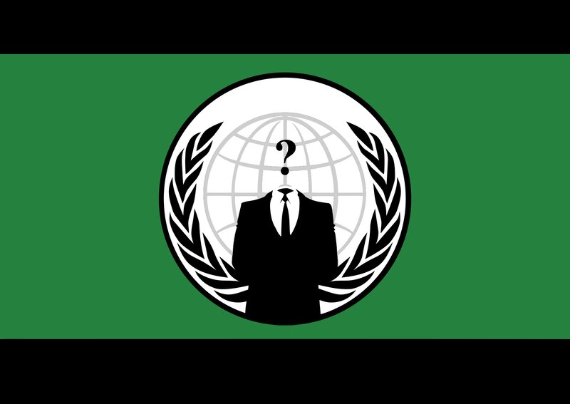 Anonymous Figure in Suit — Green