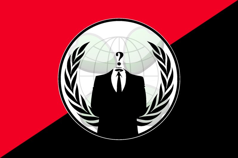 Anonymous Figure in Suit — Red