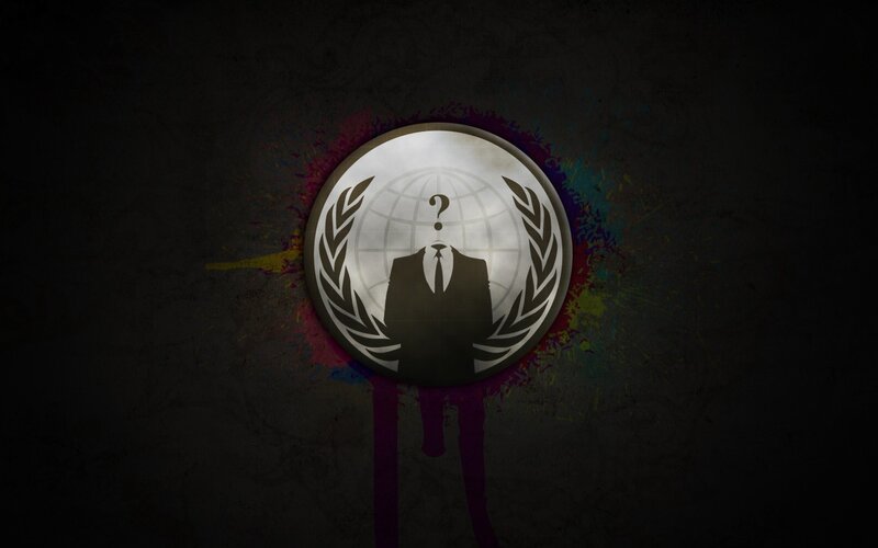 Anonymous Figure Silhouette — Black