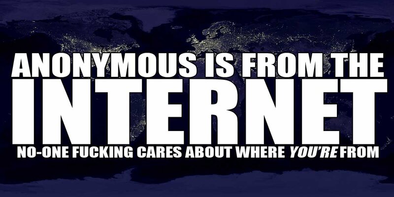 Anonymous from the internet