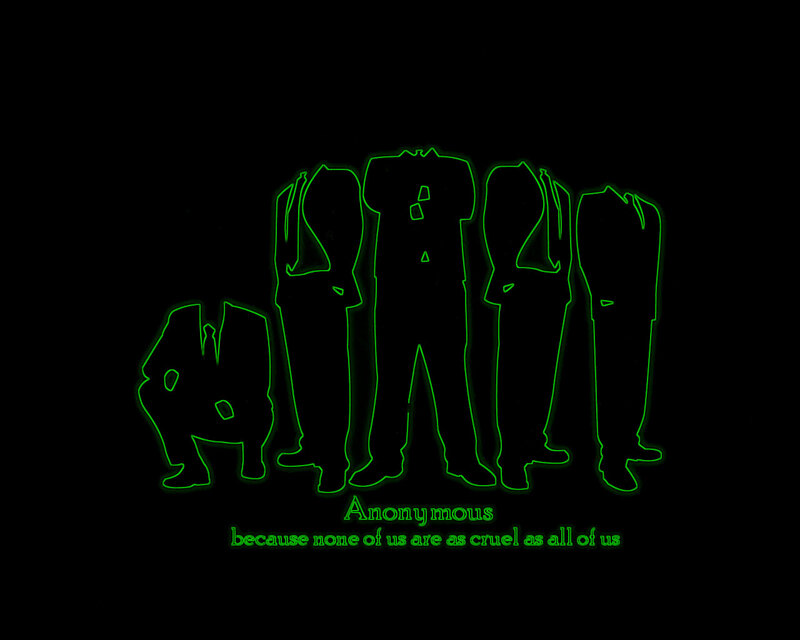 Anonymous group silhouette