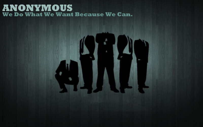 Anonymous group silhouettes