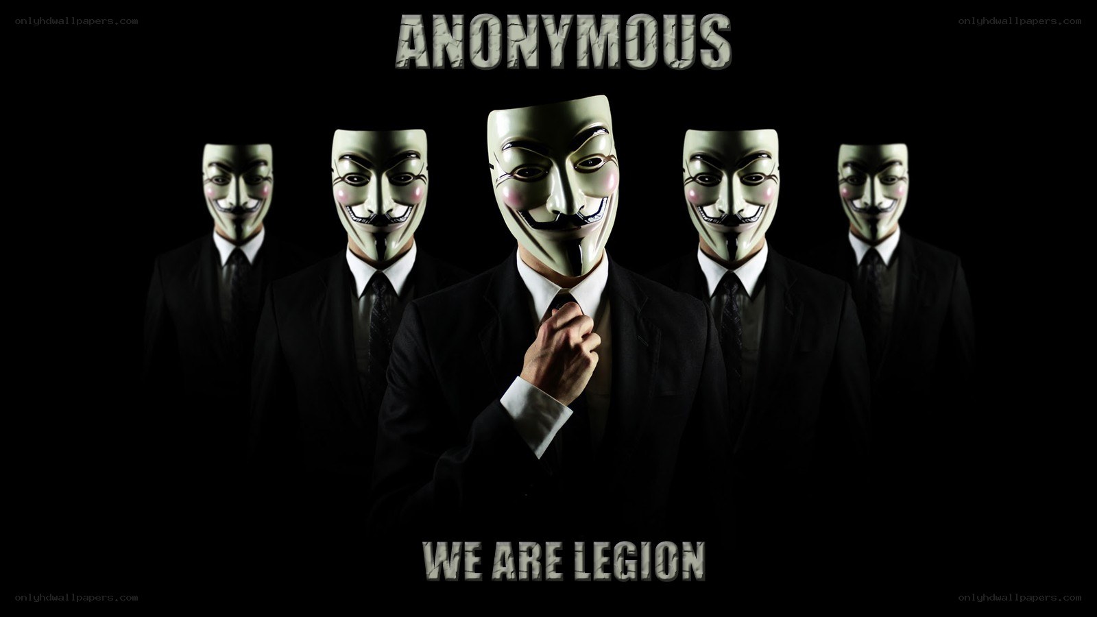 Anonymous group with masks