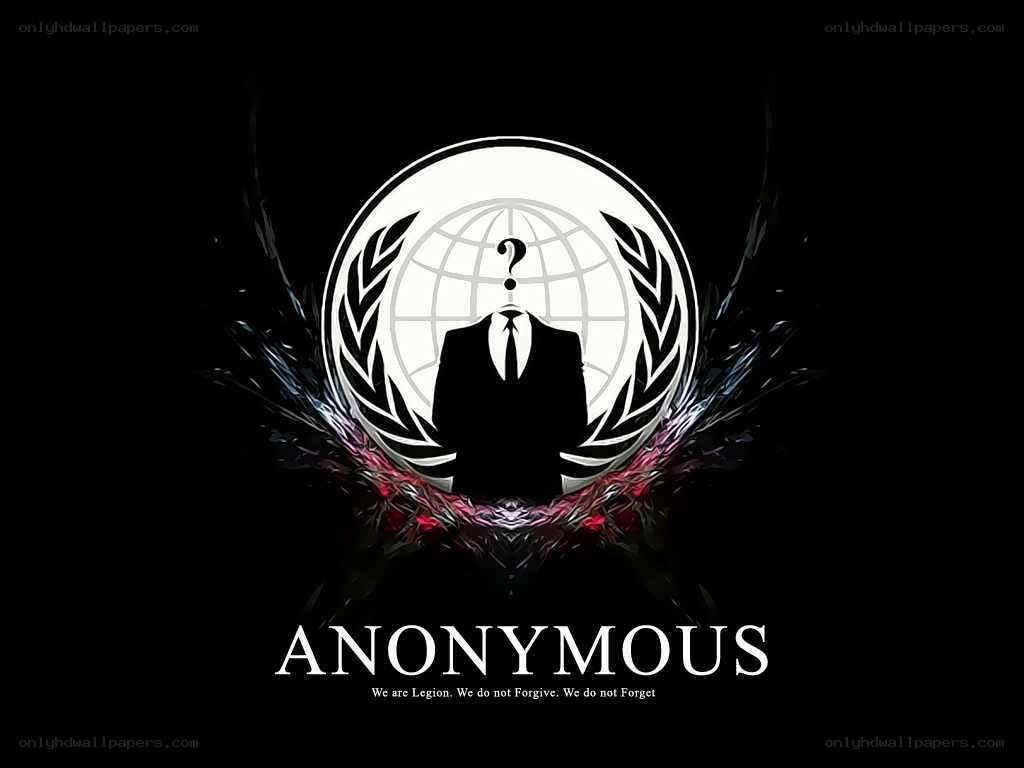 Anonymous hacker group logo