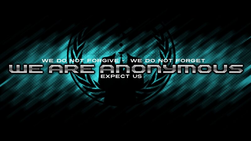 Anonymous hacker group logo