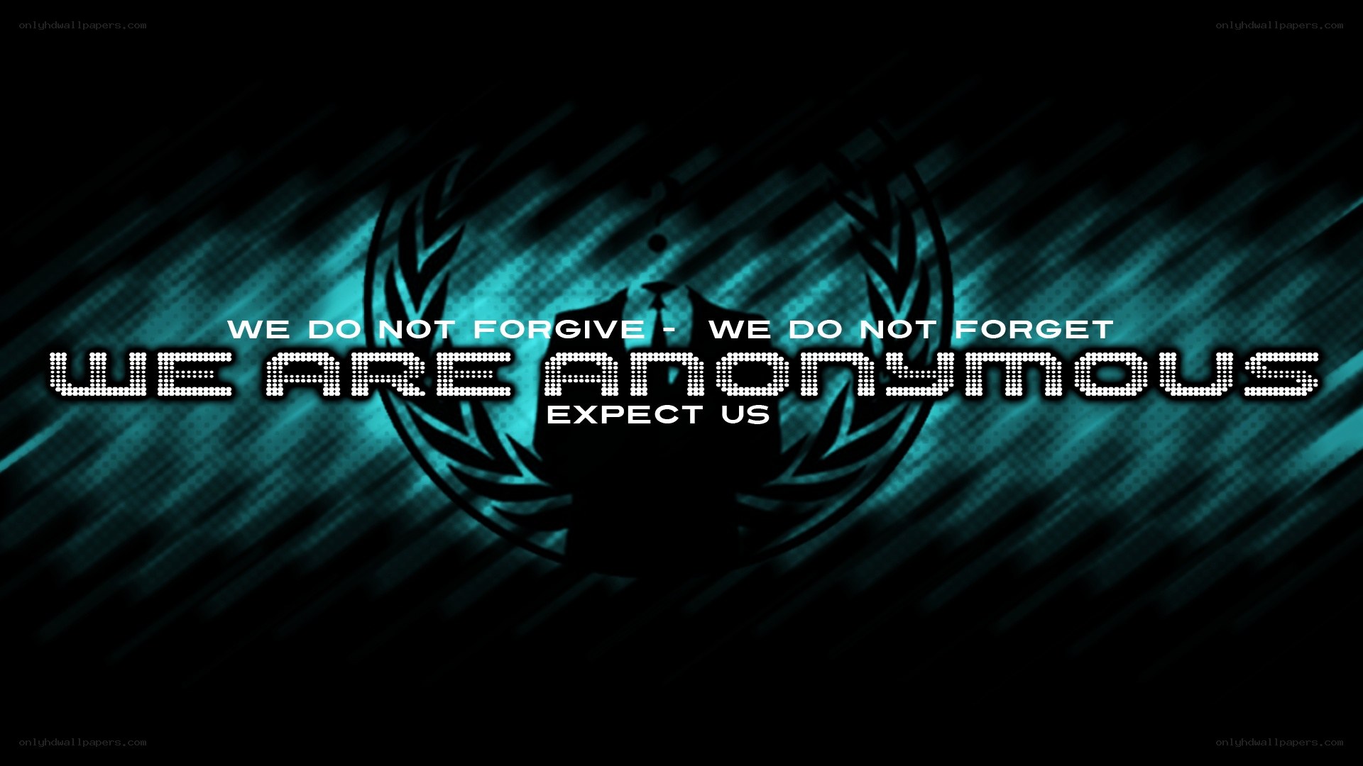 Anonymous hacker group logo