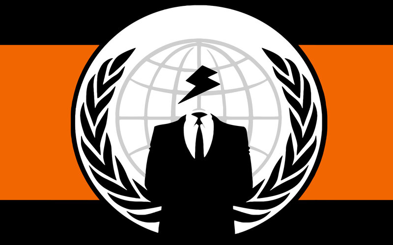 Anonymous hacker symbol
