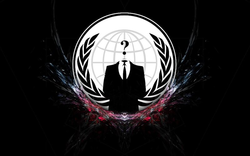Anonymous hacker symbol