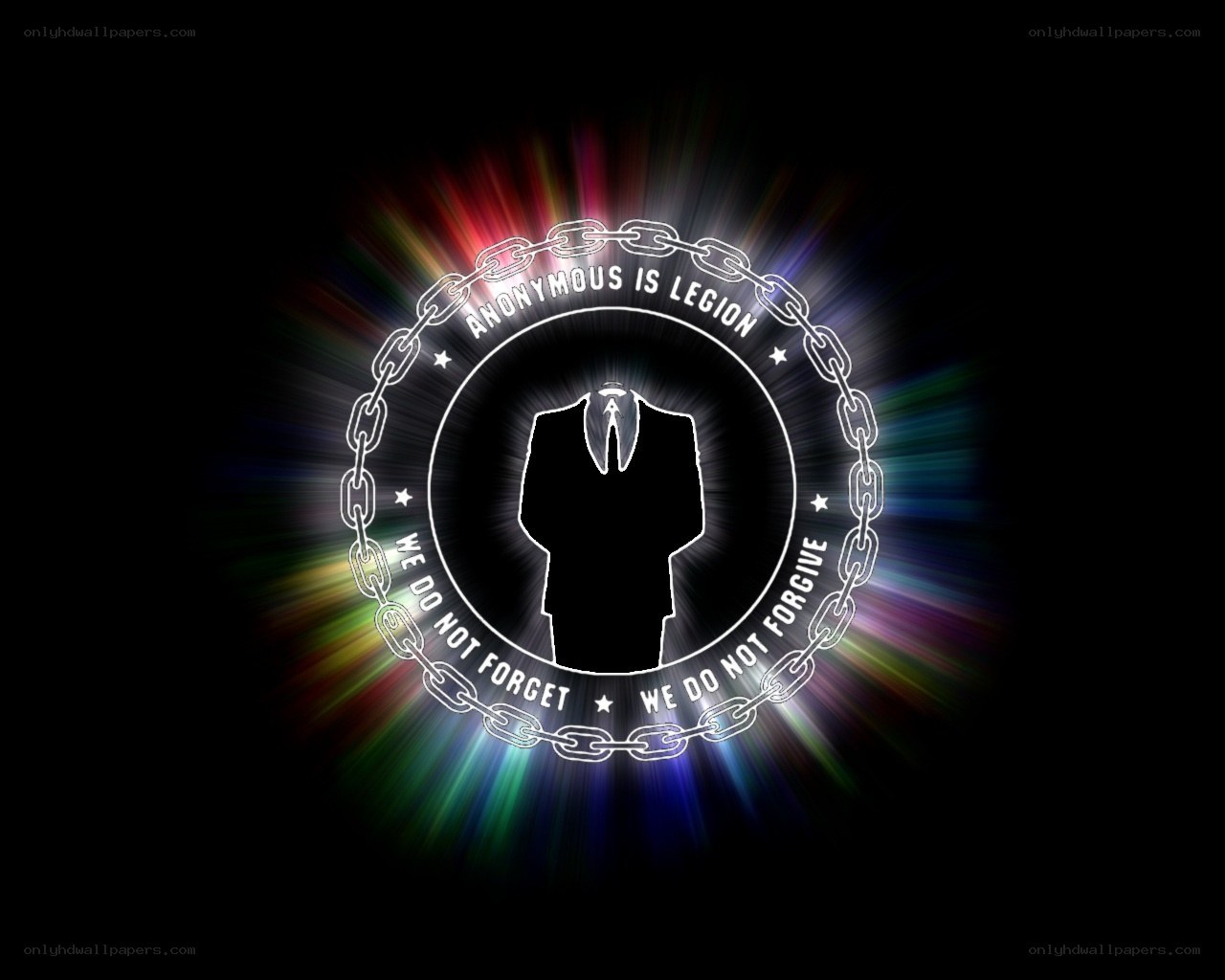 Anonymous is Legion logo