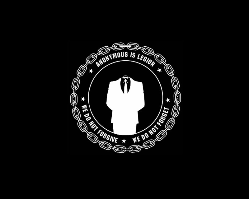 Anonymous is Legion logo
