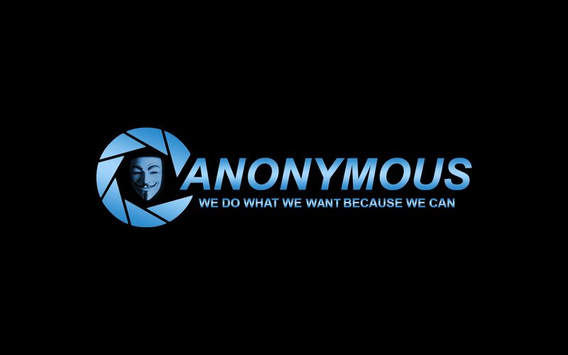 Anonymous Logo — Blue