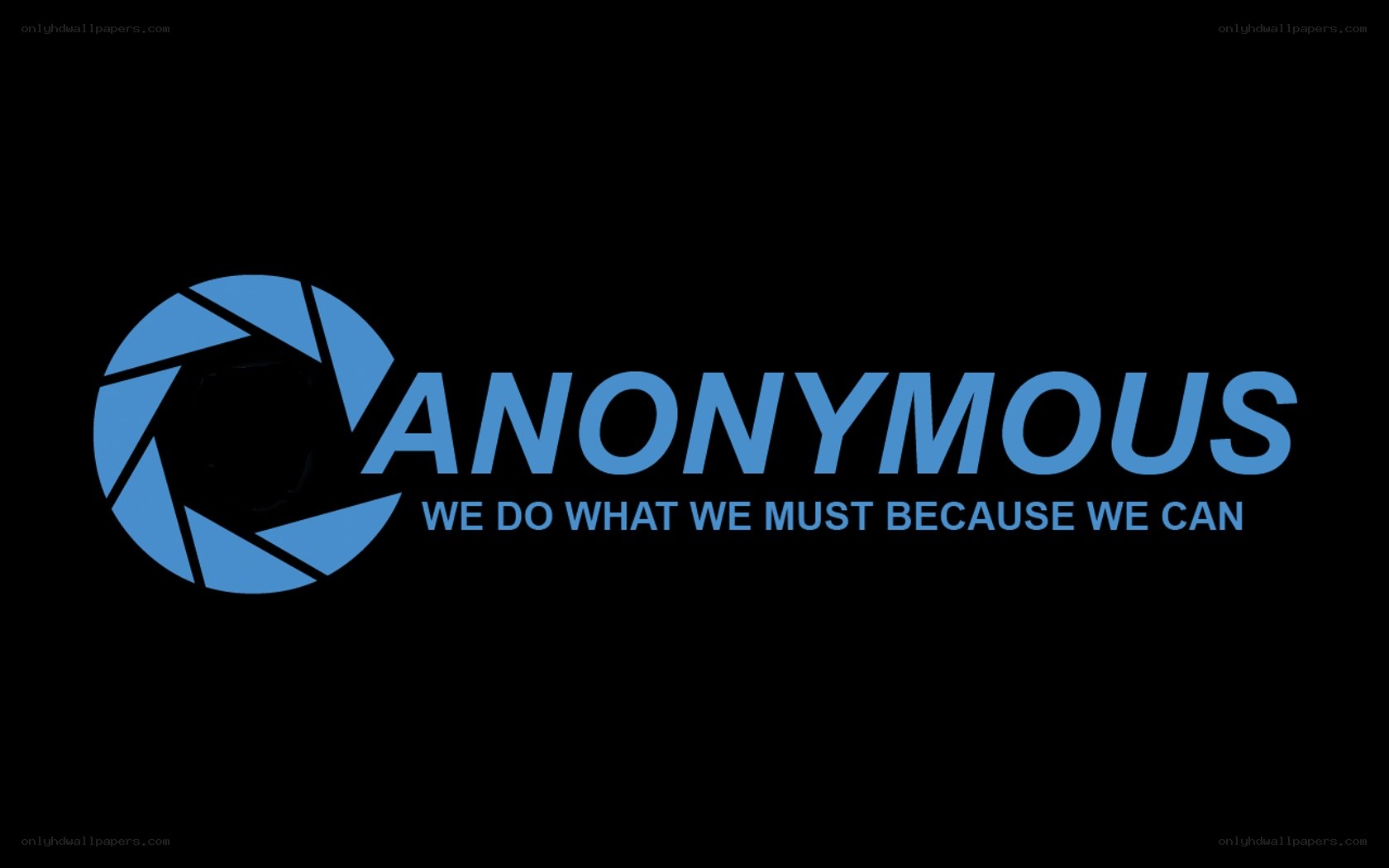 Anonymous logo with tagline