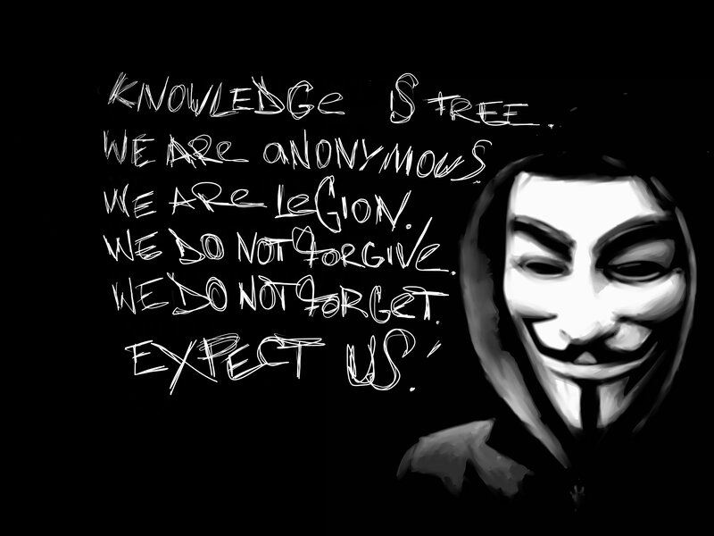 Anonymous manifesto text