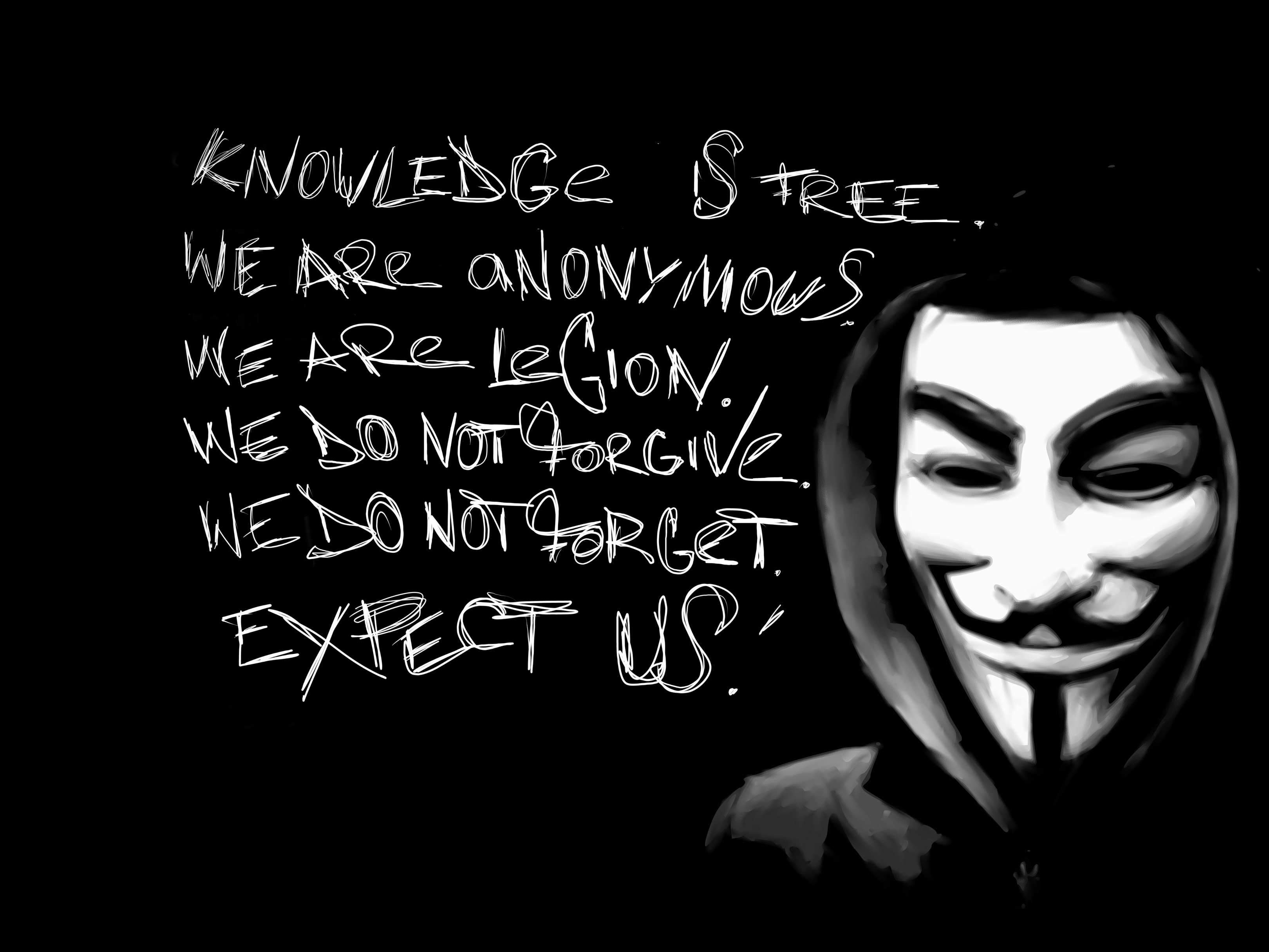 Anonymous manifesto text