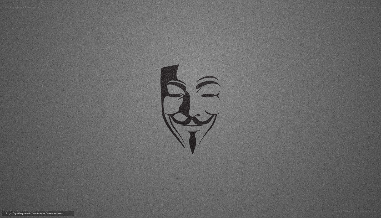Anonymous mask logo