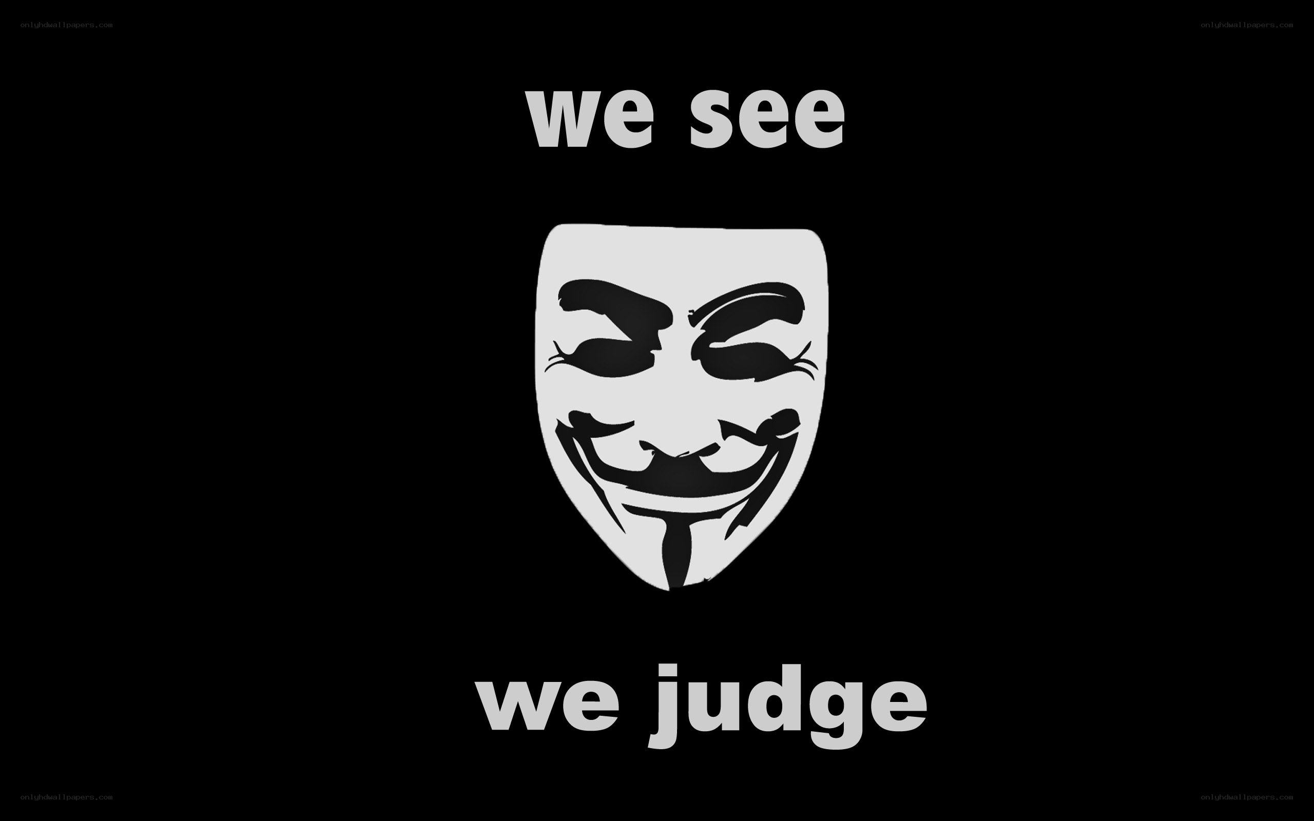 anonymous mask with text