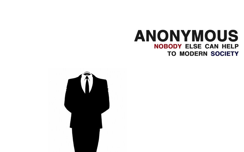 Anonymous movement poster
