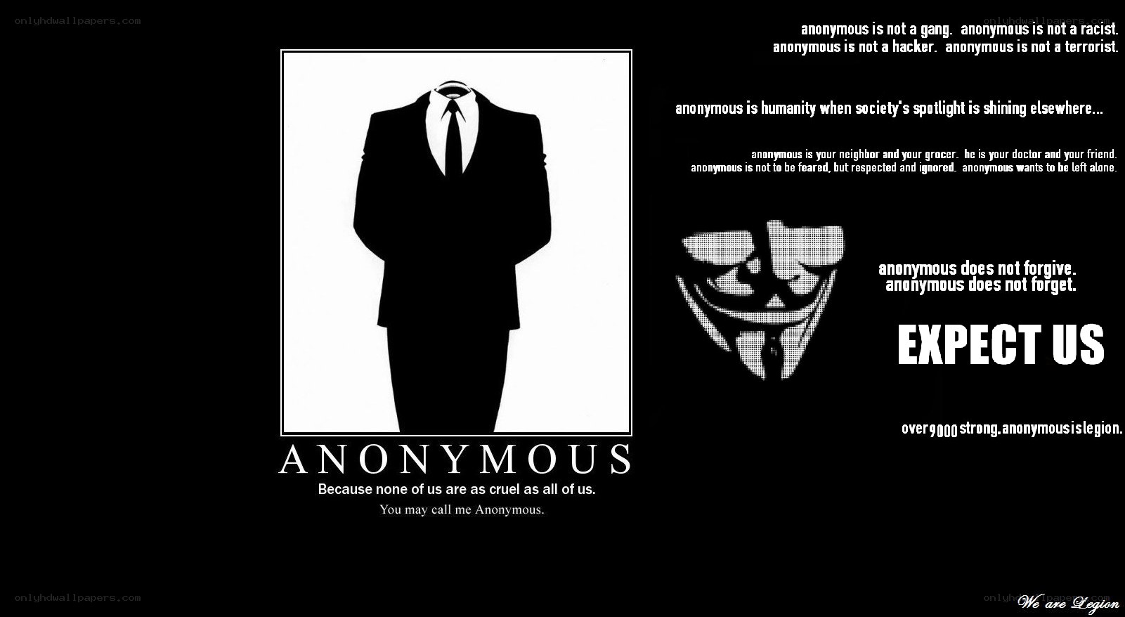 Anonymous propaganda poster
