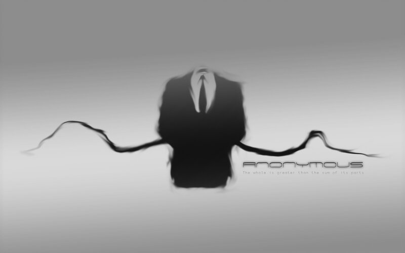 Anonymous silhouette logo