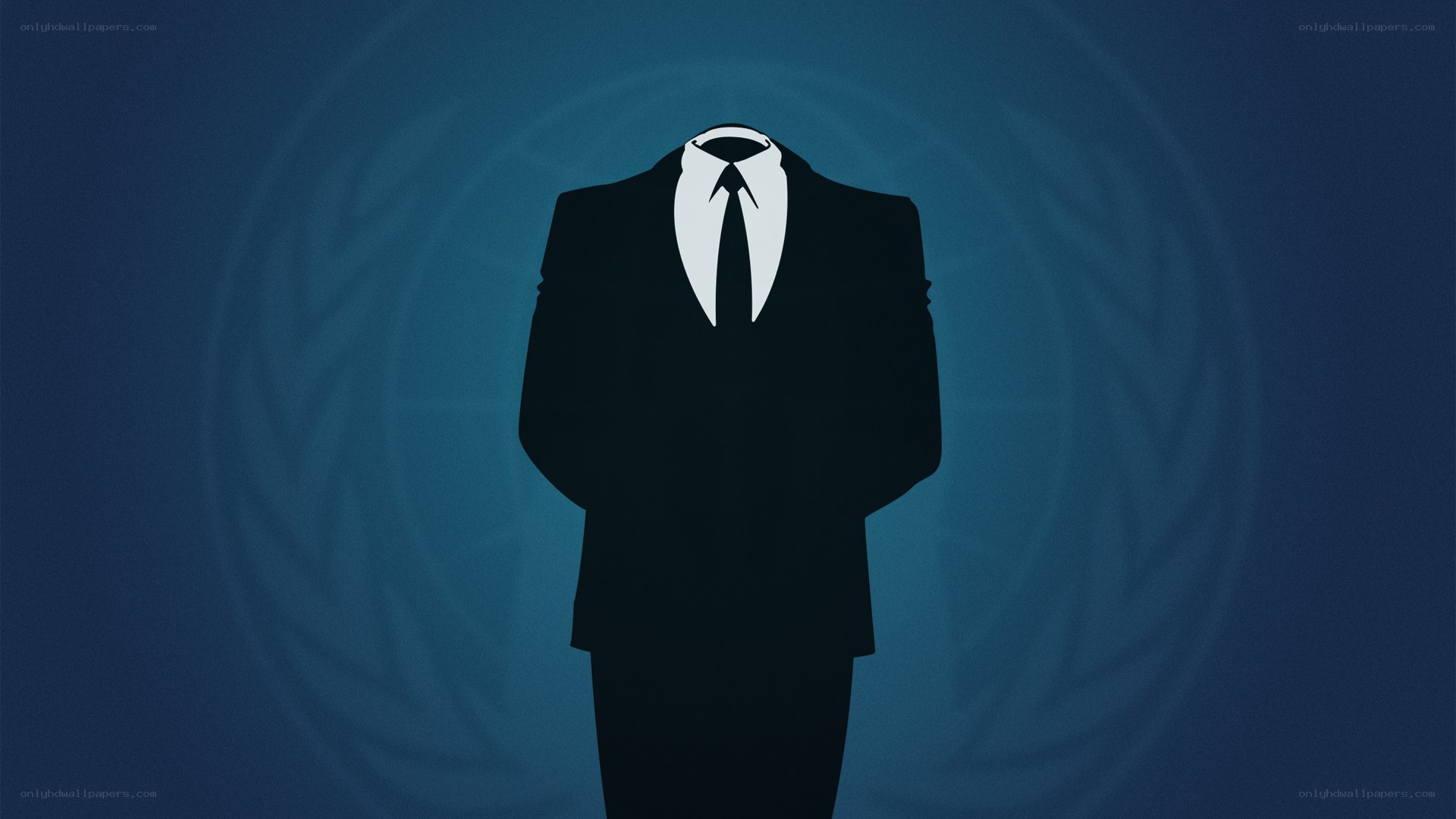 anonymous suit silhouette