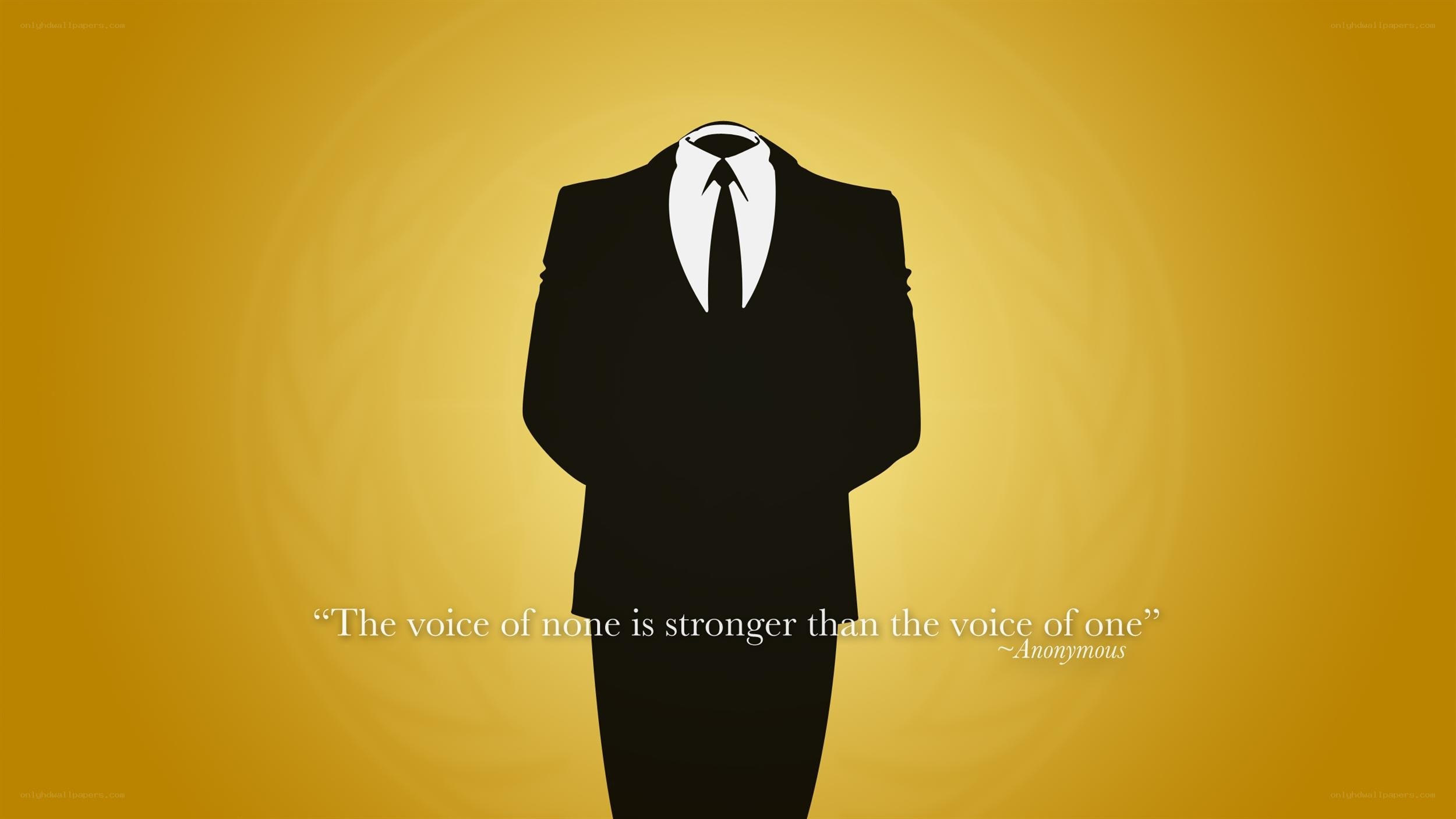 anonymous suit silhouette