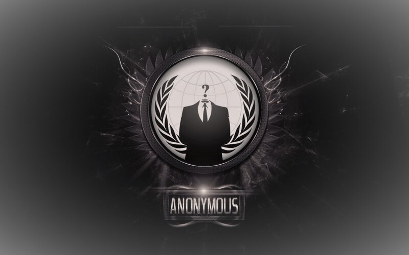Anonymous Symbol — Black, Dramatic