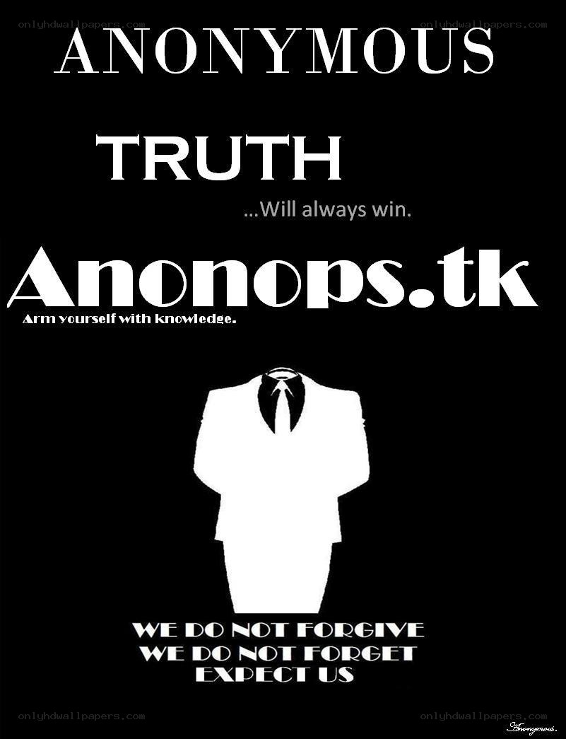 Anonymous Truth Poster