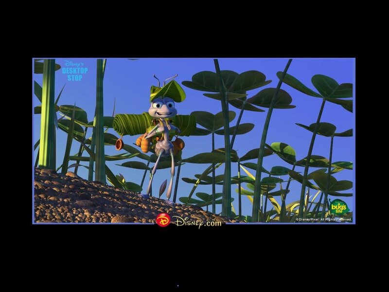 ant character in a garden