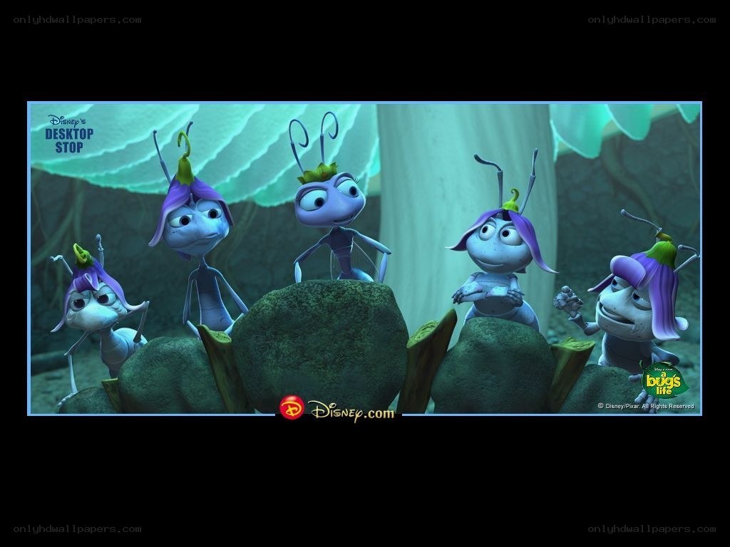 ant characters in a forest