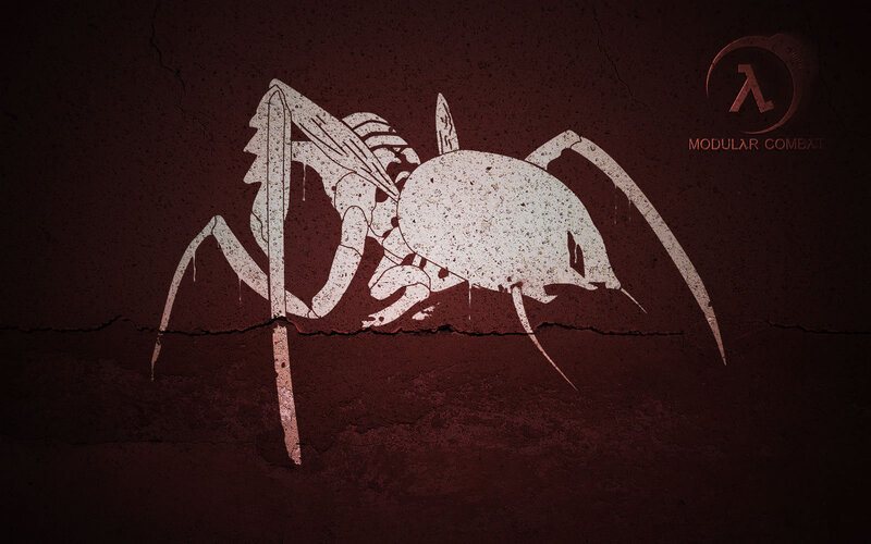 Ant-like Creature on Wall
