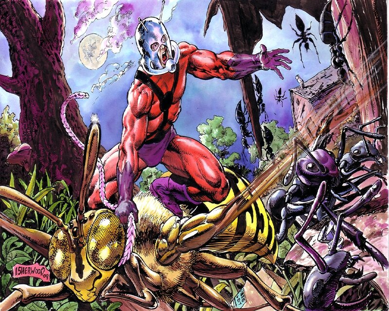 Ant-man Fighting Insects