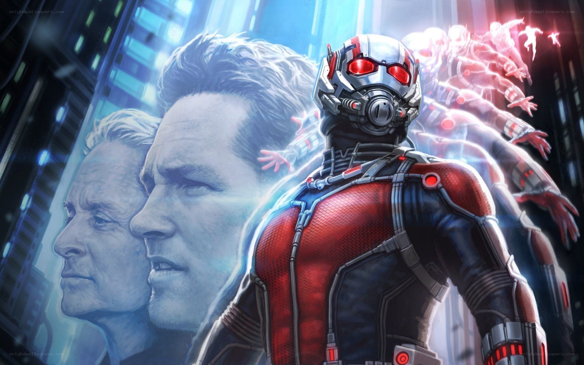 Ant-Man in a city