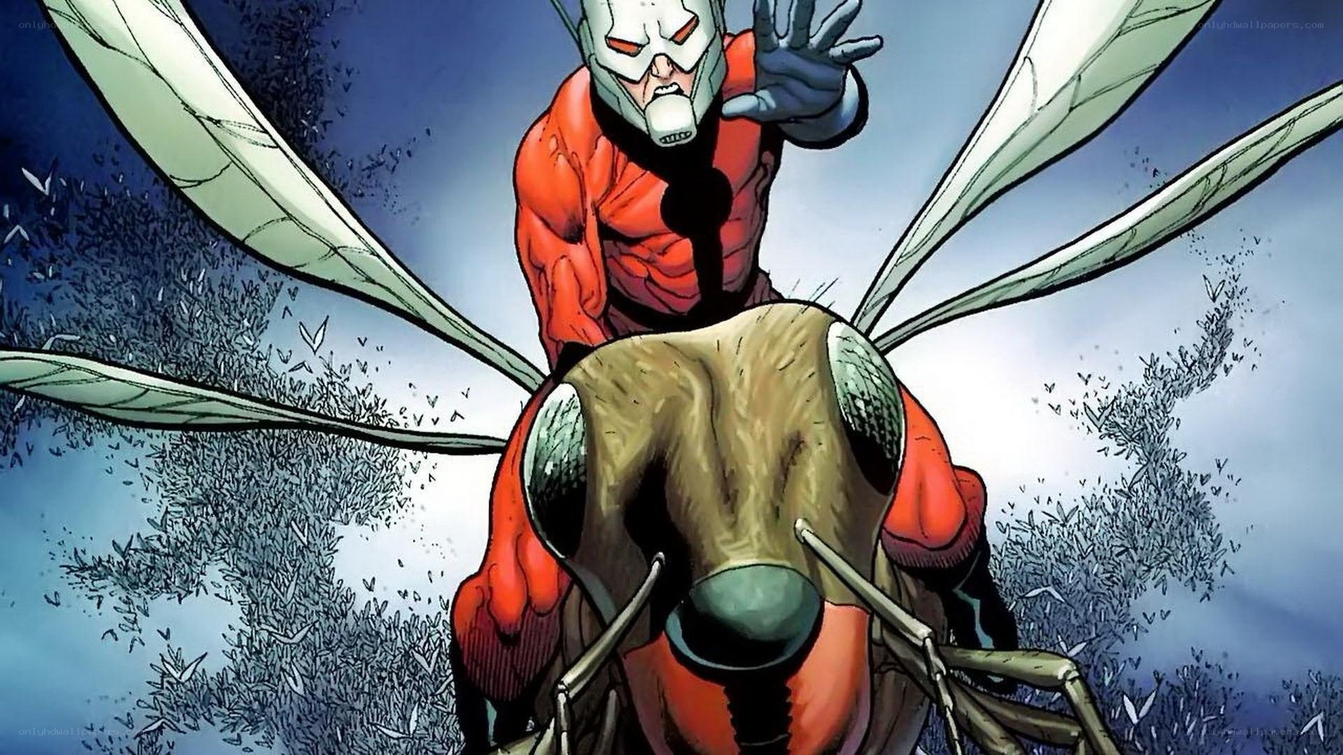 ant-man riding giant ant