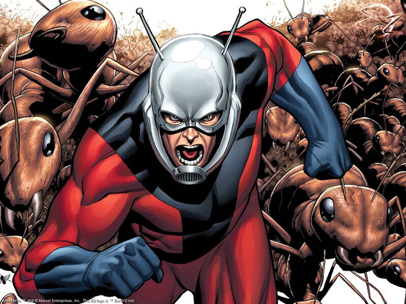 Ant-man with Ants