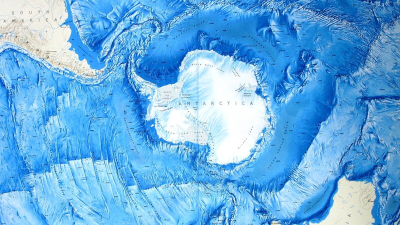 Antarctic Continent Map