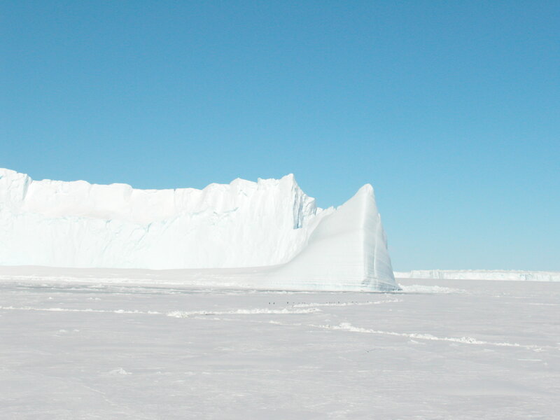 Antarctic ice formation
